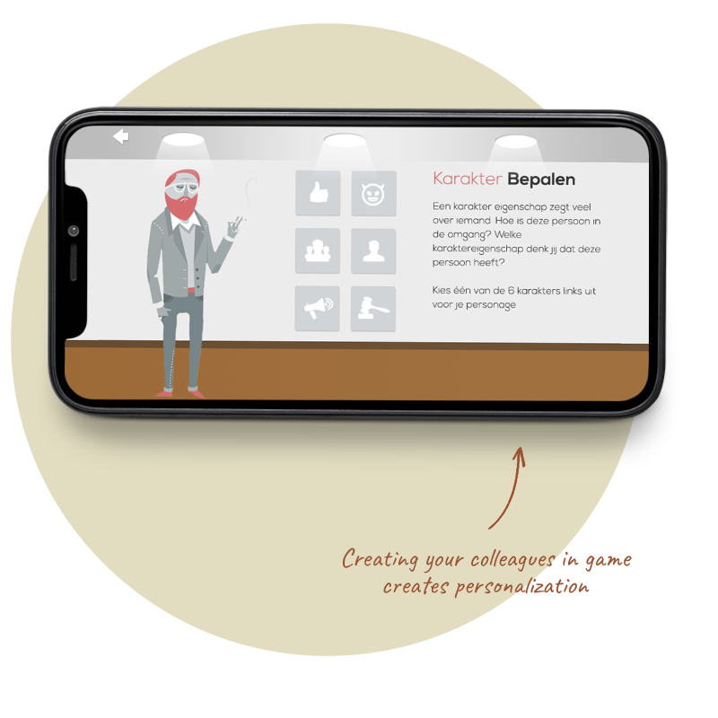 Odette Jansen - UX Research - Portfolio Health Game Pocket Office - Personalisation